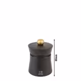 (6 sztuk) PEUGEOT | BAYA – Młynek do pieprzu – drewno – kolor czekoladowy – wysokość: 80 mm