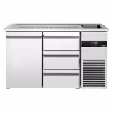 Banco Spillatura Birra - 1550x700mm - 1 Porta & 3 Cassetti