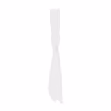 (5 pieces) KARLOWSKY | Service Bow Tie – White - 94 x 5 cm - Pre-tied - 95°C Washable