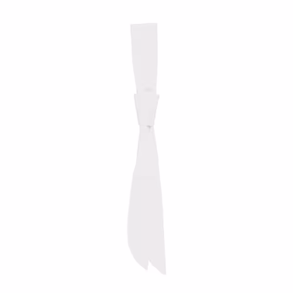 (5 stuks) KARLOWSKY | Service stropdas - 94 x 5 cm - Wit