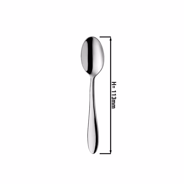 (12 pcs) Teaspoon PREMIUM - Leandro - 18/10 stainless steel - 113mm