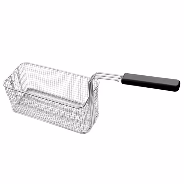 Frituurmand - 100x270x(H)110mm | 5 liter - RVS | met hittebestendige handgreep - passend voor EFK46-EN, EFK66-EN, EFK473H-10N, EFK400-EN, EFK873H-10+10N, EFK800-EN