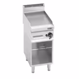 Commercial Gas Griddle - 4.0kW - Smooth Plate - Cooking area: 296x430mm - on Stand