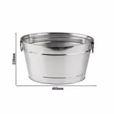 Dryckeshink - Metall - 11 liter - med plastinsats