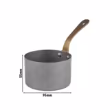 (6 pièces) Casserole à manche / casserole de service - VINTARA - inox - 0,3 litre - Ø 95 mm