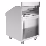 Bar Şişe Rafı - Paslanmaz çelik - 600x600mm - 4 raflı ile