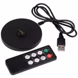 (4 pcs) LED Table Lamp - MERLE MICRO - Rechargeable - Cordless - 3-step dimmable - Ø80mm - Grid - with Charging Dock