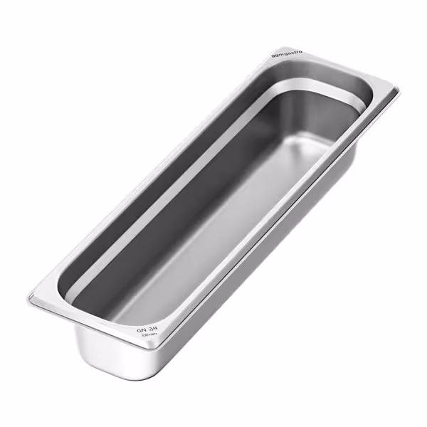 Pojemnik ze stali nierdzewnej GN 2/4 – wysokość: 100 mm