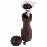 (12 pcs) Salt & Pepper Mills PREMIUM - ETERNAL - Beech Wood - Height: 230mm - Dark Brown