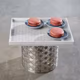 (6 pièces) Plateau GN 1/2 – ASIA PLUS – Mélamine – Hauteur : 30 mm – Blanc