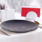(10 buc) KIRYU - Farfurie plată - rotund - porțelan - Ø 235 mm - albastru