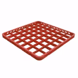 Commercial Dishwasher Glass Rack Extender 1/1 – 49 Compartments – Red