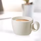 (12 Stück) LUX - Kaffeetasse Maastricht - 160ml - Elfenbein