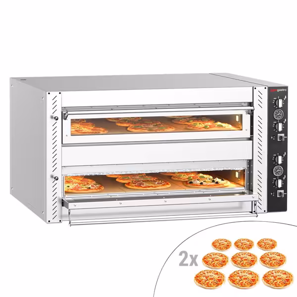 Pizzaugn - 9+9x 30 cm (djup) - Manuell