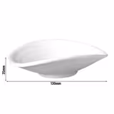 (6 stuks) Kom - ZEN - Melamine - 0,1 liter - 130x110mm - Wit