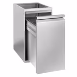 Poubelle PREMIUM – module sous plan – avec 2 bacs en plastique sur rails – compatible avec les meubles sous évier SSIE2 et ATK, profondeur 600 mm