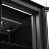 (3 Stück) Getränkekühlschrank - 3600 Liter - rahmenloses Design - mit 6 Glastüren & Werbedisplay