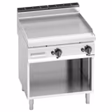 Fry Top Gas Professionale - 13,8 kW - Liscio - Superficie di cottura: 795x500mm - incl. sottotelaio