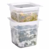 CAMBRO | CAMSQUARES® - Conjunto de recipientes FreshPro - 8 peças - 2x 0,95 litros e 2x 0,47 litros - Transparente