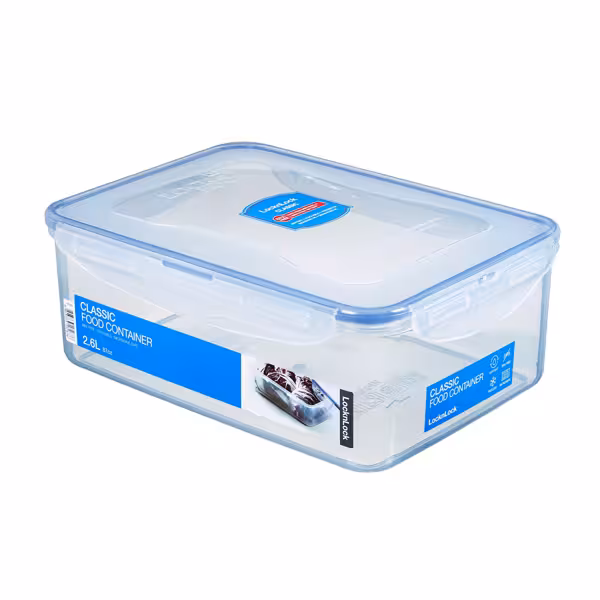 (6 Stück) LOCKnLOCK | Multifunktionsbox Classic - 2,6 Liter - transparent