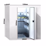 Hűtőkamra - 1200x2100 mm - 3,70 m³ - gépészet nélkül