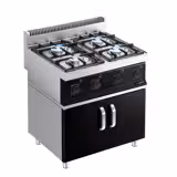 Gas Hob - 23kW - 4 burners - with base cabinet - 2 doors