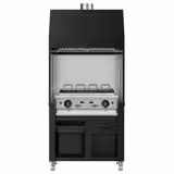 Gasolgrill BERLIN – 960 mm – Svart