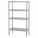 Stainless Steel Shelving Unit ECO - 1000x500mm - with 4 shelves (ADJUSTABLE)