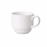(6 st) Kaffekopp 20 cl Budgetline Mammoet - Vit - stapelbar