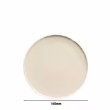 (24 Stück) CHEF TASTE OF - Teller/ Platte flach - Ø 160mm - Creme