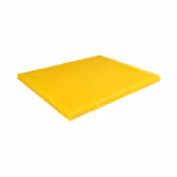 Snijplank - 300x500mm - Dikte: 20mm - HACCP-conform - Polyethyleen - Geel - Vaatwasmachinebestendig