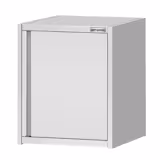 Paslanmaz Çelik Duvar Dolabı ECO - 600x400mm - Menteşeli Kapılı - 650mm yükseklik - Ara Raflı