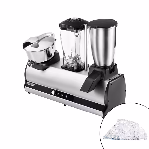 Combi barapparaat - blender, ijscrusher & citruspers - 2x150 + 750W