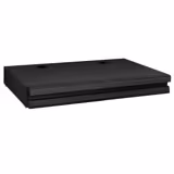 Coffee Knock Drawer - Double - 820x510x115mm - with Knock Bar - Matte Black