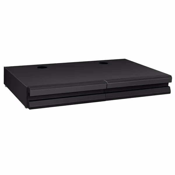 Kopautuslaatikko - Kaksiosainen (2 vetolaatikkoa) - 820x510x115 mm - kopautustangolla - mattamusta