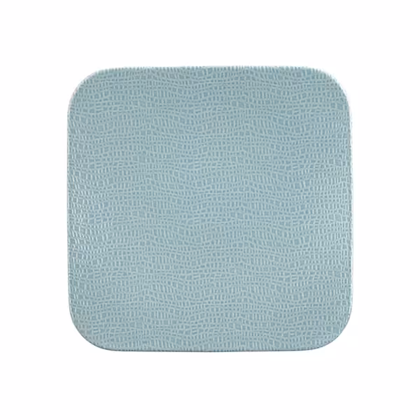 (4 stuks) SELTMANN WEIDEN | Coup bord - plat vierkant - 290x290mm - Turquoise