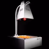 1 Isıtma lambalı kızılötesi ısıtmalı servis rafı - 290 Watt - GN 1/2 için