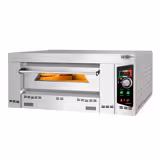 Gas Deck Pizza Oven - Single Deck - Stone Deck - 4 x Ø 34cm (13.4") - 230V Single Phase - Mechanical Controls - up to 450°C