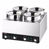 Stolní profesionální - Bain‑marie – vodní lázeň - 14 l - 600 W - 4 hrnce po 3,5 l