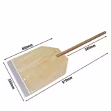 Pellete à pizza en bois - 400 x 330 mm