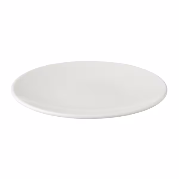 (6 pcs) WHITE DELIGHT | Plate - flat - Porcelain - Ø210mm - White