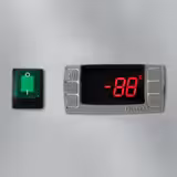 Saladette réfrigérée ECO - 1368mm - 368L - 3 portes - avec vitrine de comptoir pour 8x GN 1/6