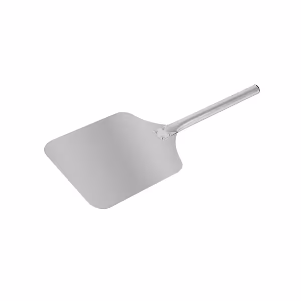 Rechthoekige pizzaschep - Aluminium - Rechthoekig blad | Lichtgewicht - 170x240mm - Lengte:50.6cm - passend voor pizzaoven - Aluminium steel
