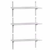 Étagère murale ECO en inox - 1600 × 400 mm - avec 3 étages