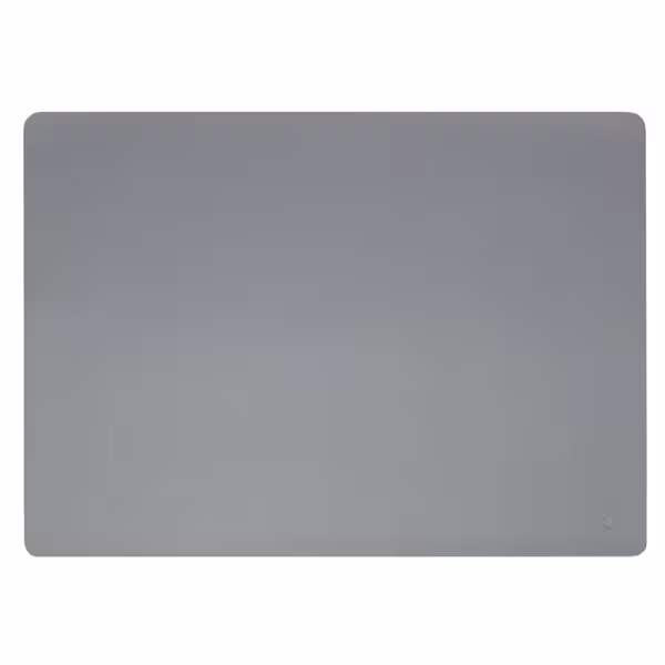 (12 st) Bordstablett James - i elegant läderlook - 33x46 cm - grafit