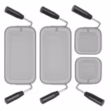 Pastamanden-set - 2x 1/3 & 2x 1/6 - RVS | ergonomische kunststof handgreep - voor Nudelkocher 900-serie - passend voor GNB499E, GNB899E & ENB499P