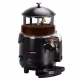 Cioccolatiera elettrica - 5L - 1kW - Nero - con rubinetto - Temperatura: 65°C-90°C