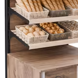 Commercial bread display rack - 900 mm - with 4 shelves