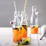 (12 Stück) Glasflasche Bormioli Rocco - DUBLIN - mit Bügelverschluss - 250ml