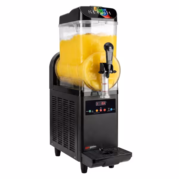 Slushmachine - 1x 12 liter -  500 watt - digitaal - zwart